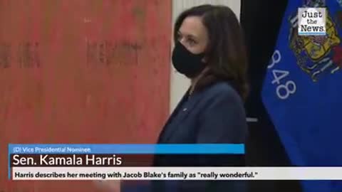 Kamala Harris praises Jacob Blake & his family
