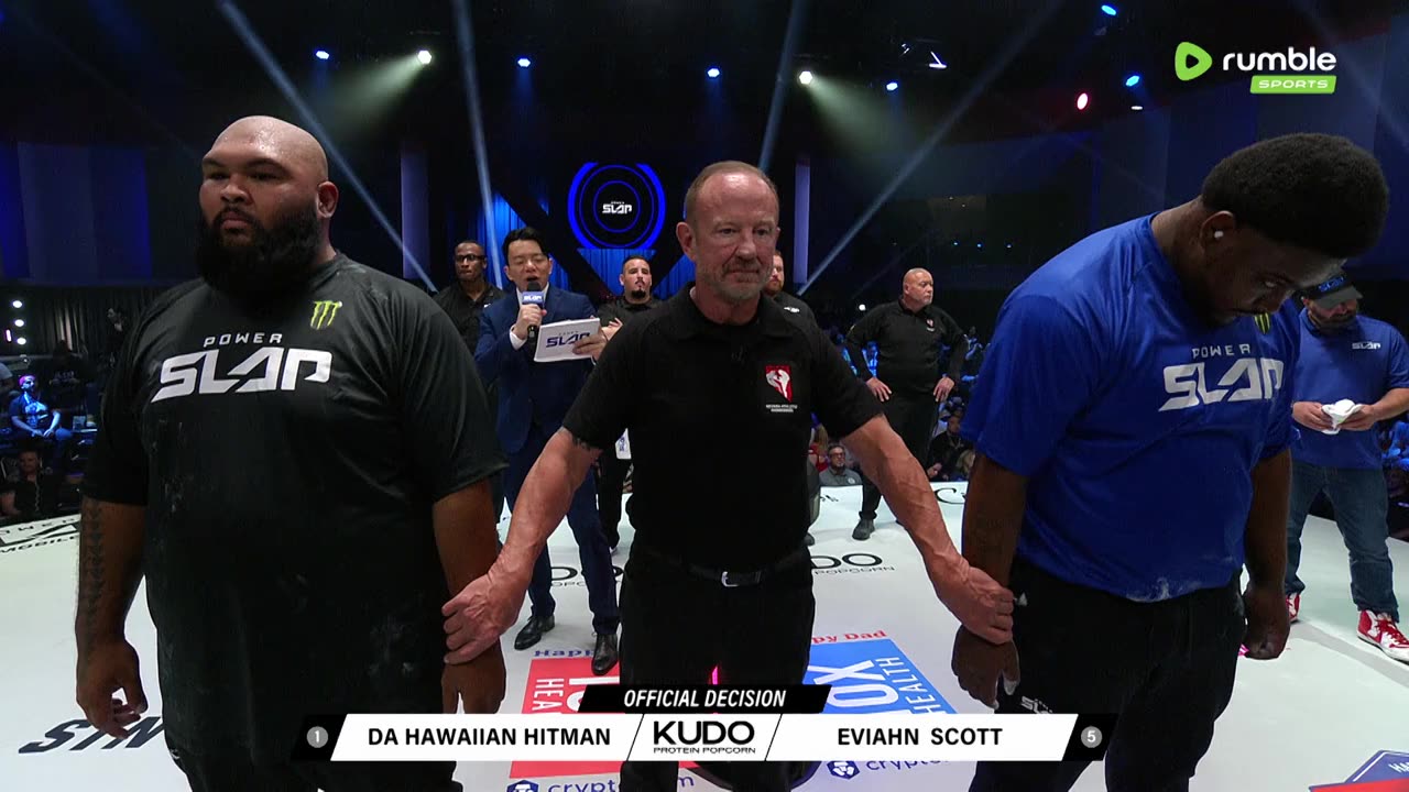 Two Giants Go Head-to-Head | Da Hawaiian Hitman vs Eviahn Scott Power Slap 7 Full Match