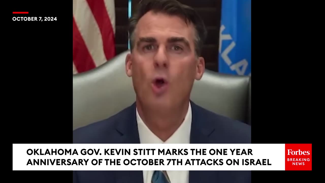 'Oklahoma Will Always Stand With The Jewish People'- Gov. Stitt Marks Oct. 7th Attack On Israel