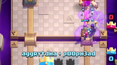 Clash Royale: 27/9 gameplay (mother witch)