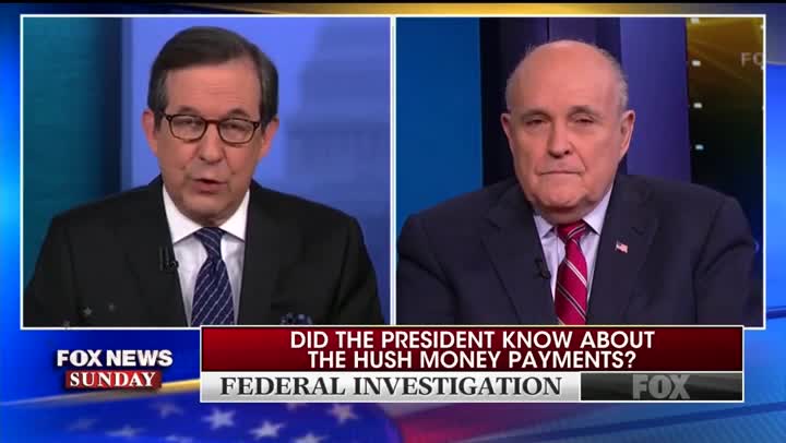 Fox News’ Chris Wallace Grills Rudy Giuliani on Hush Payments