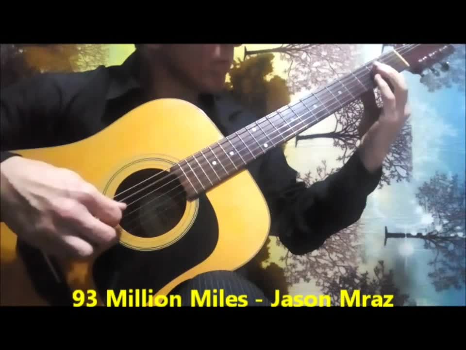 93 Millions Mile - JasonMarz (Denner Datti) acoustic guitar