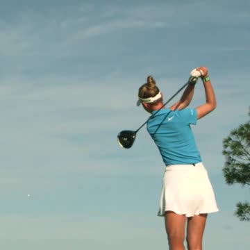 Nelly Korda's lefty swing #golf #golfer #professional #athlete #nelly #korda #lefty #swing #shot