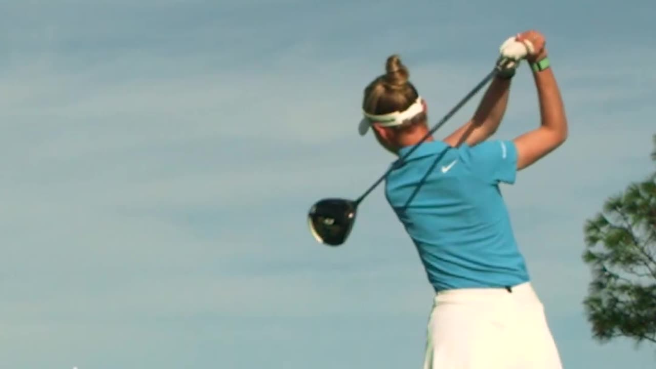 Nelly Korda's lefty swing #golf #golfer #professional #athlete #nelly #korda #lefty #swing #shot