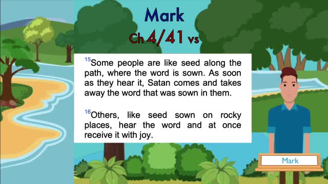 Mark Chapter 4 (They're seeing but never perceiving; hearing but never understanding?)