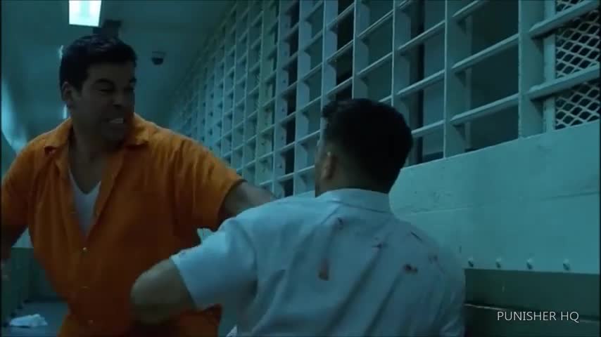 THE PUNISHER PRISON FIGHT SCENE [DAREDEVIL SEASON 2]