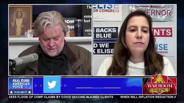 Elise Joins Bannon 10.18.2022