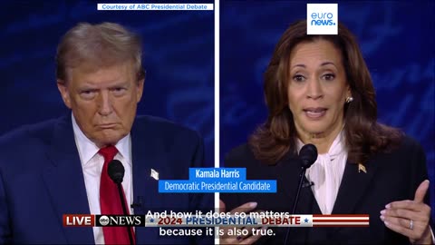 Harris slams Trump over economy, abortion and immigration in heated debate