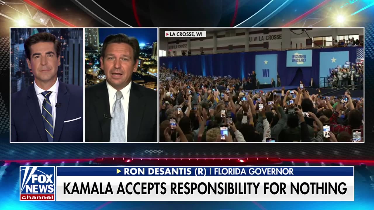 DeSantis Kamala Harris showed that her whole candidacy is a fraud