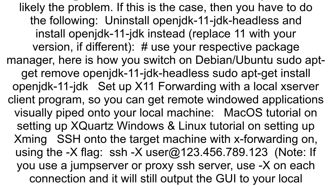 Java openjdk error Cannot load library java awt