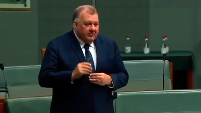 Aussie MP Craig Kelly talking sense through the sea of madness;