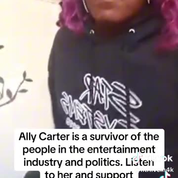 Ally Carter exposes the Democrats involvement in Human Trafficking