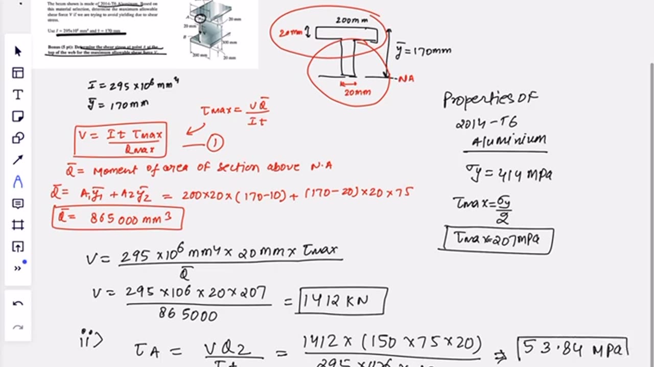 Strength of Material - 3 - EcademicTube Video Solutions