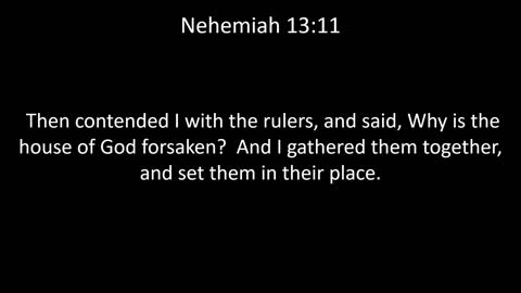 KJV Bible Nehemiah Chapter 13