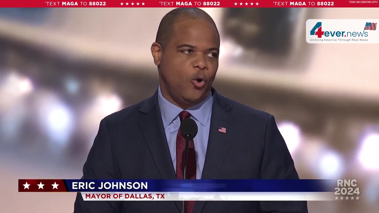 RNC 2024 🐘 Mayor of Dallas Eric Johnson Full Speech