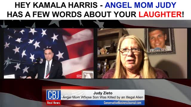 Angel Mom Judy has a Few Words for Kamala Harris