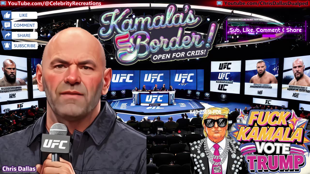 UFC's Dana White Reports Investigation Into Kamala Regime! Vote Smart Don't Be Stupid Folks!