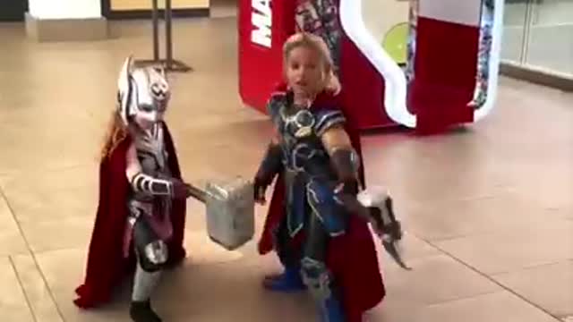 Thor Love & Thunder Kids Photoshoot!