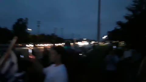 OUTSIDE TRUMP SPEECH IN CHESTERFIELD MICHIGAN 9/27/23