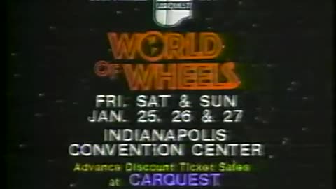 January 1985 - Ad for 26th Annual 'World of Wheels' in Indianapolis