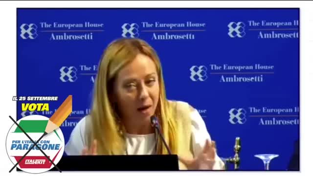 “Dobbiamo farlo, perdiamo credibilità”. La Meloni getta la maschera su sanzioni, armi e crisi energetica al Forum di Cernobbio a Villa d’Este 2022 «Meloni farà le stesse cose di Mario Draghi»