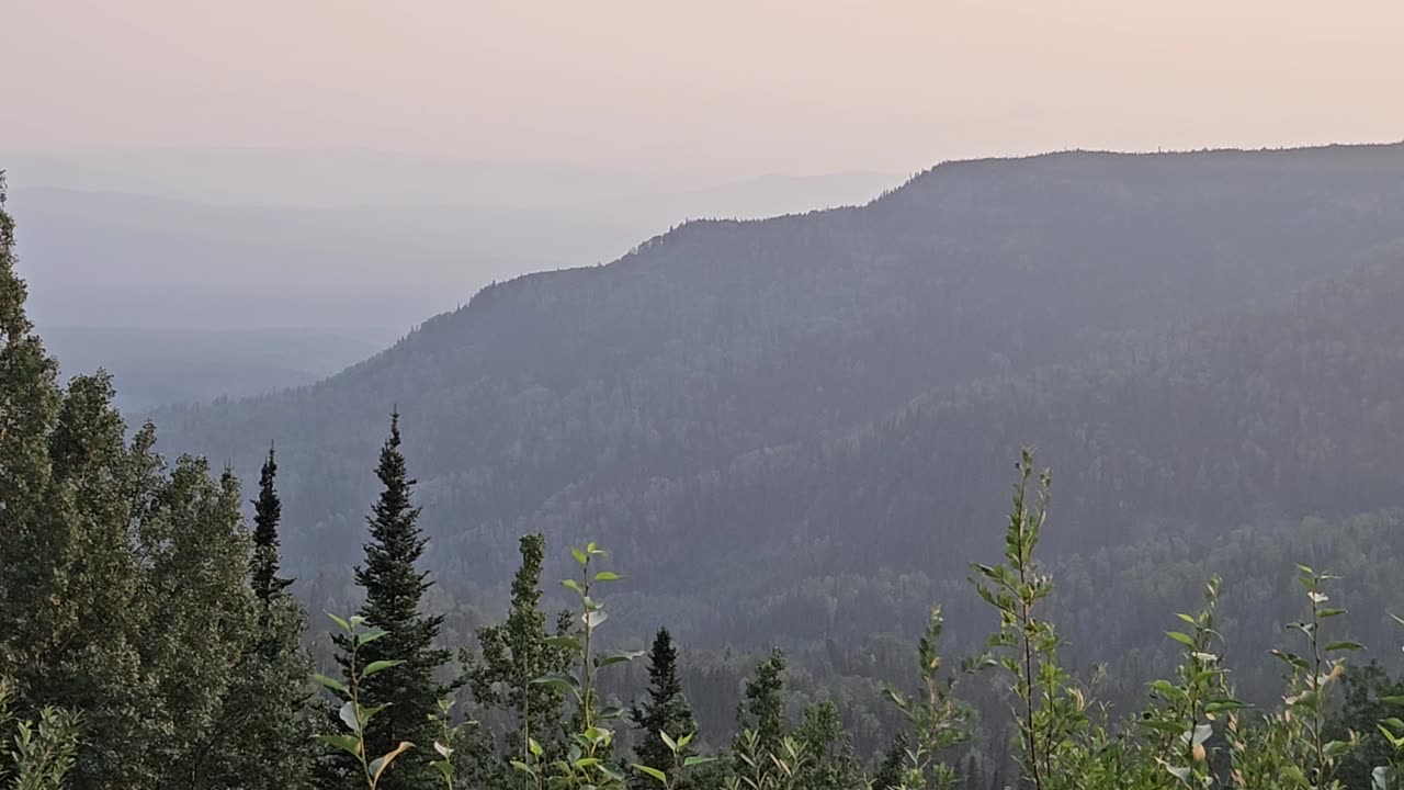 26 July mountain overlook heading towards Fort Nelson