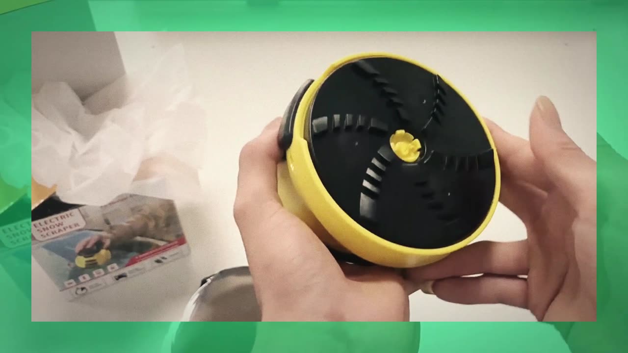 Portable Electric Rotating Disc Ice Scraper