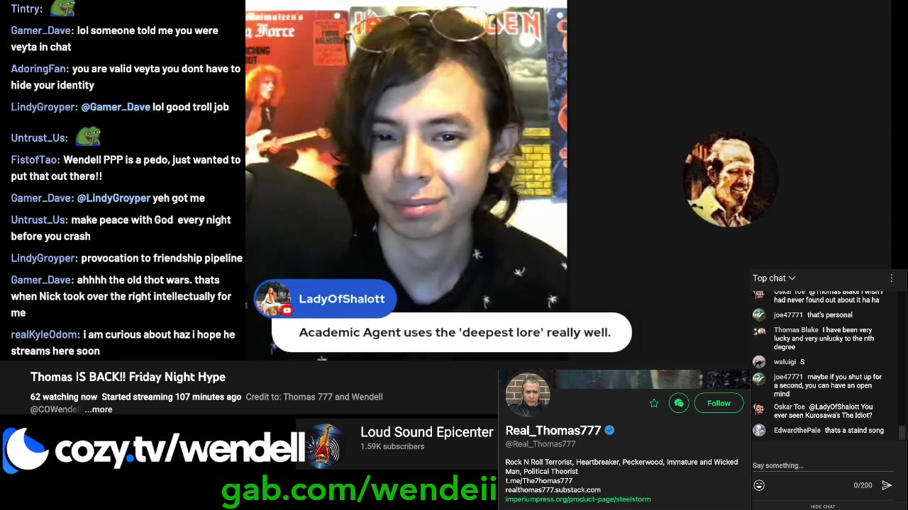 Thomas777 & Wendell on Loud Sound Epicenter