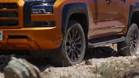 New-Gen Mitsubishi Triton Design Preview in Orange