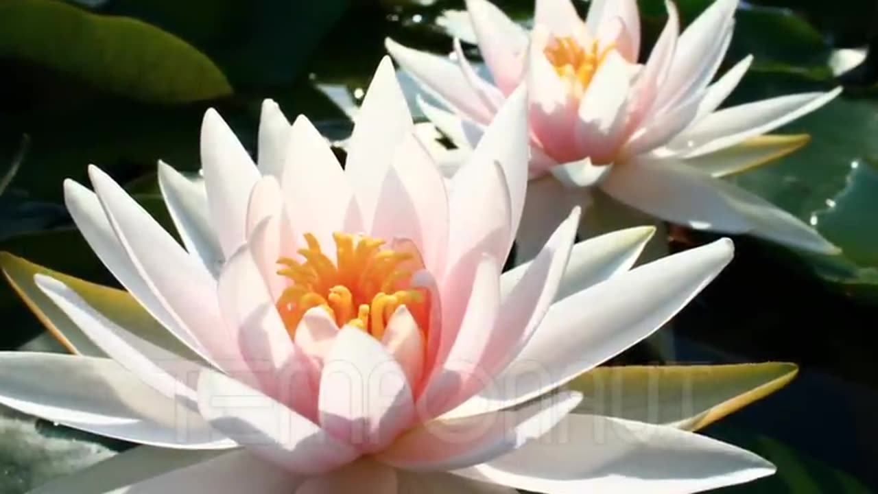 Blooming Water Lily Opening Time-Lapse