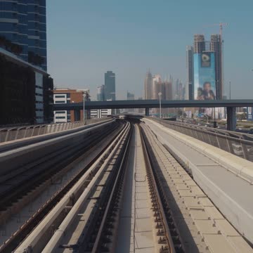 Subway on a stretch of surface