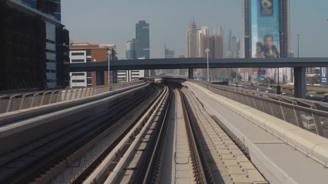 Subway on a stretch of surface