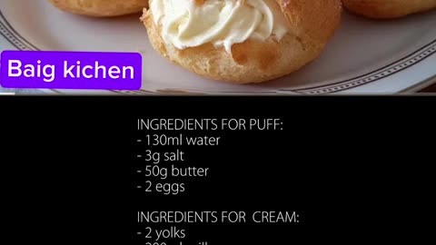 It's Easier Then you think! Perfect Cream Puffs That Melts in Your Mouths