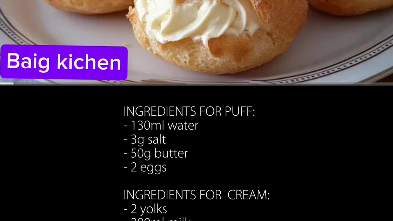 It's Easier Then you think! Perfect Cream Puffs That Melts in Your Mouths