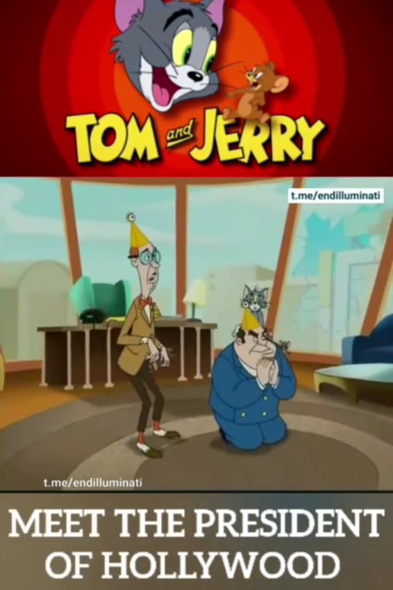 TOM AND JERRY MEET THE PRESIDENT OF HOLLYWOOD
