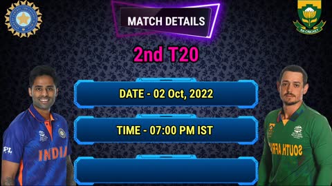 India vs South Africa 2nd T20 Match Both Team Probal playing 11 Ind playing 11 vs South Africa