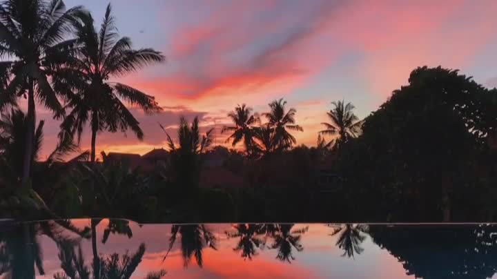 Sunset in Ubud