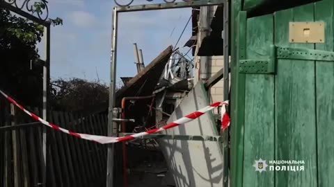 Russian aerial bomb hit a private house in Zaporizhzhia