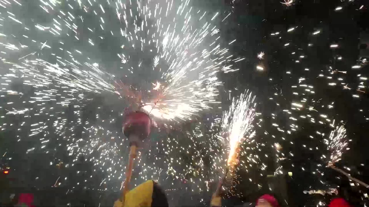 Crowds gather for Barcelona’s spectacular La Merce Festival