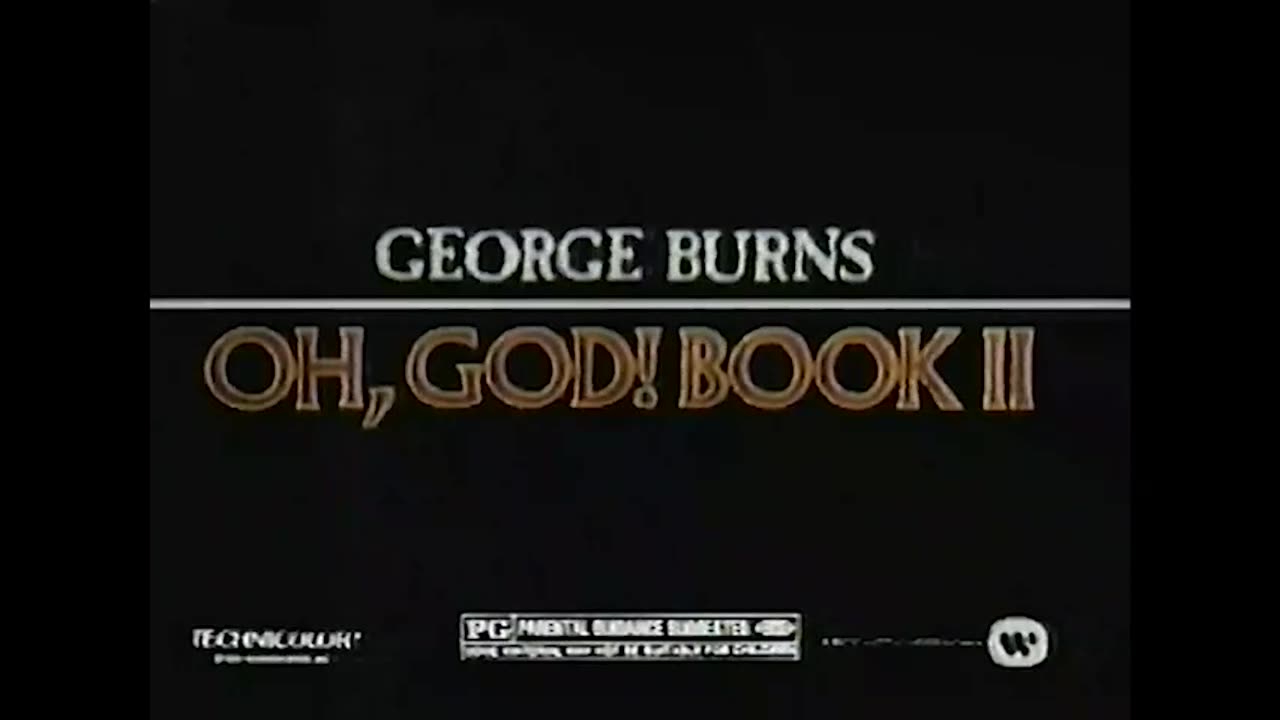 September 30, 1980 - TV Trailer for 'Oh, God! Book II'