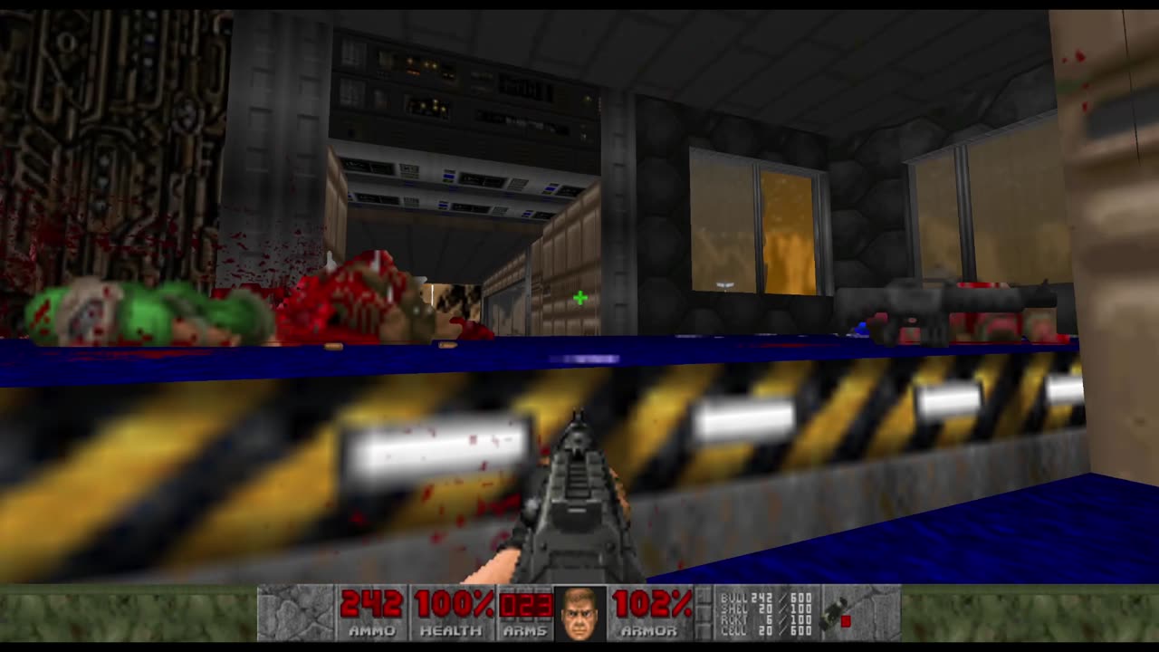 Brutal Doom - Knee-Deep in the Dead - Hard Realism - Pistol Start - Nuclear Plant (E1M2)