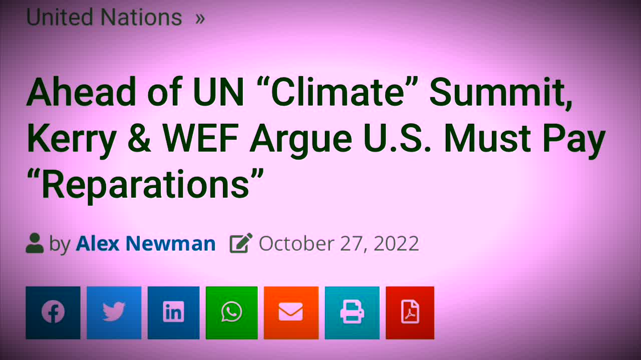 WEF Arguing For U.S. to Pay Reparations and Global Digital I.D.