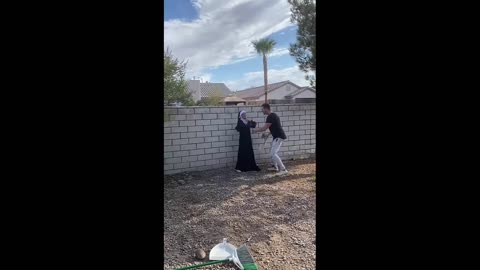 When she CHASES him with the BROOM! 😂 For Entertainment Purposes Only