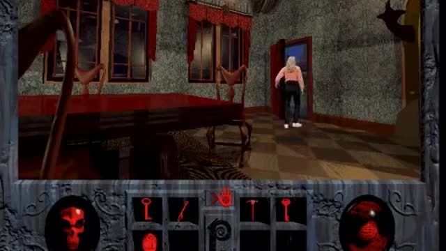 PHANTASMAGORIA [1995] - PC - JOGO EM FILME - TERROR E SUSTOS NUM AMBIENTE ASSUSTADOR - DETONADO 02