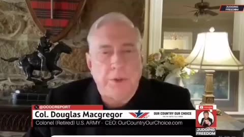 Col Douglas Macgregor- The Genocide in Gaza was PRE-PLANNED.