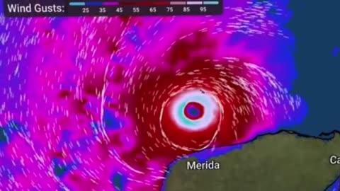 HURRICANE MILTON NEAR-IMPOSSIBLE SHIFT CAUGHT ON CAMERA ⚠️