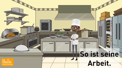 Online Deutsch lernen #37 Wortschatz kochen in der Küche