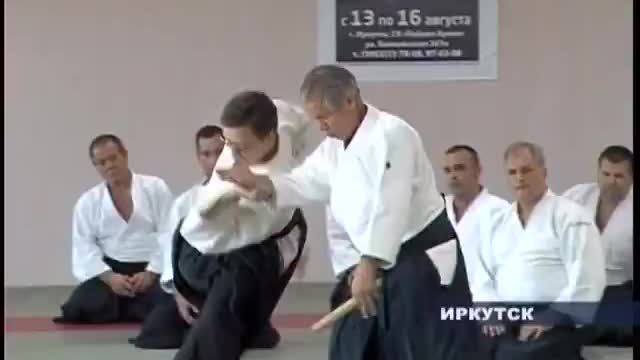 Aikido with Miyamoto T. shihan.