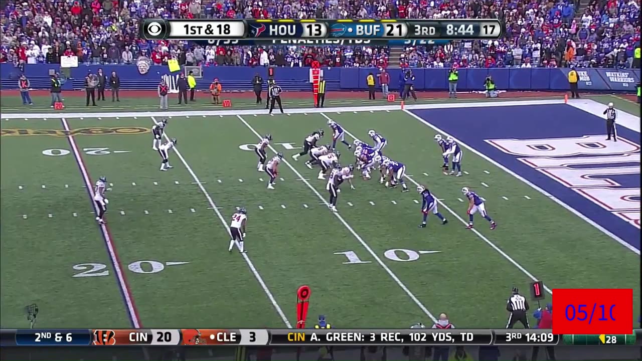 2015 Tyrod Taylor Wk13 Passing