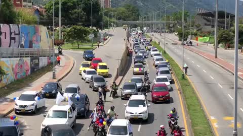 Avanza nueva marcha entre Piedecuesta y Bucaramanga